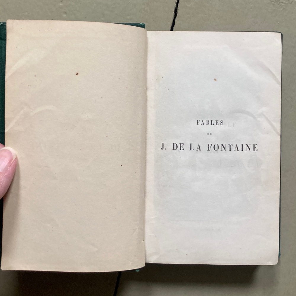 1870 Fables de J. de la Fontaine French Engravings Fiction Fox Rooster Horse - Picture 12 of 16